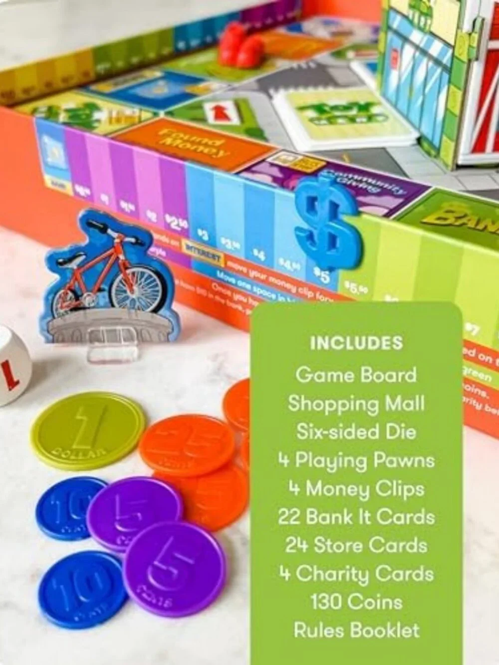 Money Game for Kids - Learn Saving, Spending, Donating & Earning Interest - Ages